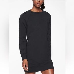 Athleta Snappy Sweatshirt Dress – Black – Size XS – Style #352512 - Athleisure